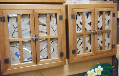 小窓風ミラー　NO-1350×350mm　＜販売済み＞