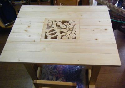 ハワイアン風テーブル　NO-2