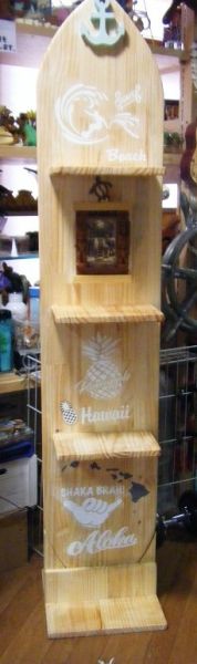 NO-1　ハワイアン風 ハンドメイド Display Shelf