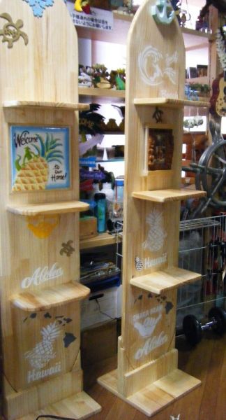 NO-２　ハワイアン風 ハンドメイド Display Shelf