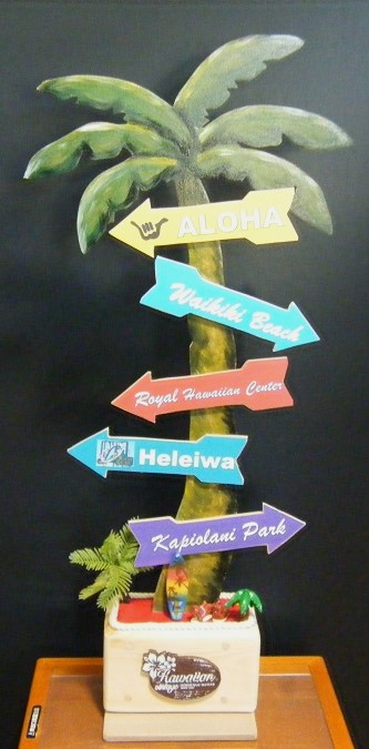 ハワイアン風　sign plate・・・Hand made