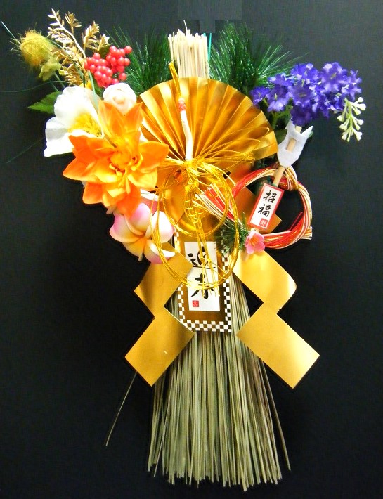 ハワイアン風正月飾り